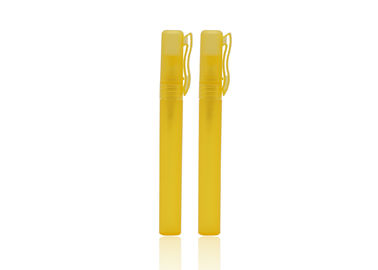 Żółty klips PP Butelki z rozpylaczem wielokrotnego użytku z tworzywa sztucznego 10 ml Korpus matowy