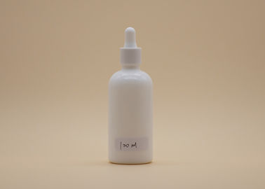 Butelki z kroplomierzem do higieny osobistej, białe butelki z zakraplaczem ze szkła 100 ml