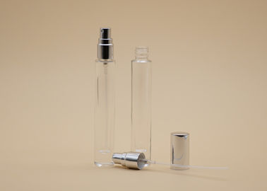 Małe szklane butelki z rozpylaczem kosmetycznym, butelki z bezbarwnym szkłem