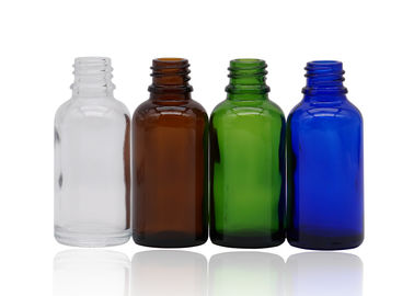 Przezroczyste bursztynowe zielone niebieskie Kolorowe kosmetyczne butelki z kroplomierzem Wszystkie objętość 18 mm Rozmiar szyjki