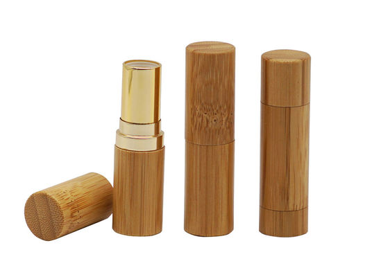 Cylinder Shape Bulk 3.5g Bambusowe balsamy do ust w tubkach
