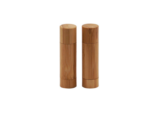Press Pop Recykling 5g Etykietowanie Bambusowe tubki z błyszczykiem