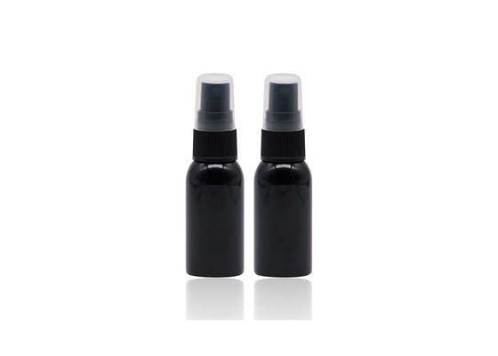 Butelki plastikowe nadające się do recyklingu Czarna butelka z rozpylaczem kosmetycznym 60 ml do makijażu