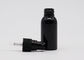 20mm Czarne plastikowe butelki z rozpylaczem wielokrotnego użytku Pusta butelka PET z pompą czarnej mgły