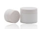 Kompaktowe białe puste słoiki z pokrywkami na kosmetyki 15g 30g 50g 100g
