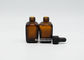 Amber Clear Essential Oil Dostosowane szklane butelki z zakraplaczem o pojemności 15 ml