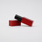 Kwadratowy aluminiowy czerwony pusty pojemnik na szminki 3,5 gz magnesem