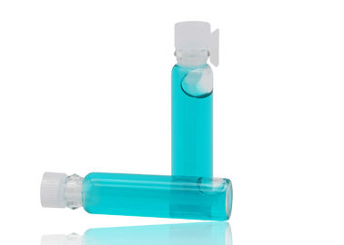 Zagęścić małe szklane fiolki tester perfum z plastikową wkładką w rozmiarze 2 ml 5 ml