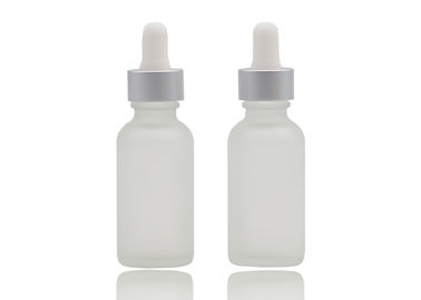 Przezroczyste butelki z kroplami olejku matowego 30 ml, butelki z kroplomierzem ze szkła kosmetycznego