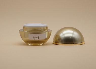 Sferyczne pojemniki na krem ​​kosmetyczny Gold Color Volume 30g 50g OEM Dostępny