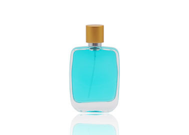Kwadratowy kosmetyczny flakon perfum 50 ml z pompką perfum FEA15 Snap On
