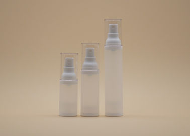 Frosted Slim Airless Butelki kosmetyczne Biała pompa natryskowa Łatwe napełnianie Stabilne działanie