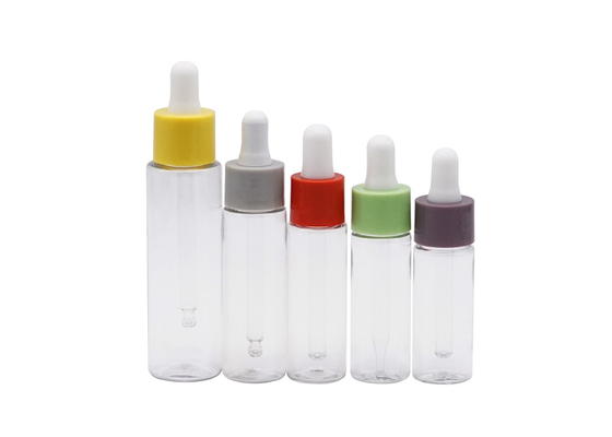 Różne kolory Przezroczyste plastikowe butelki 20 ml 30 ml 50 ml