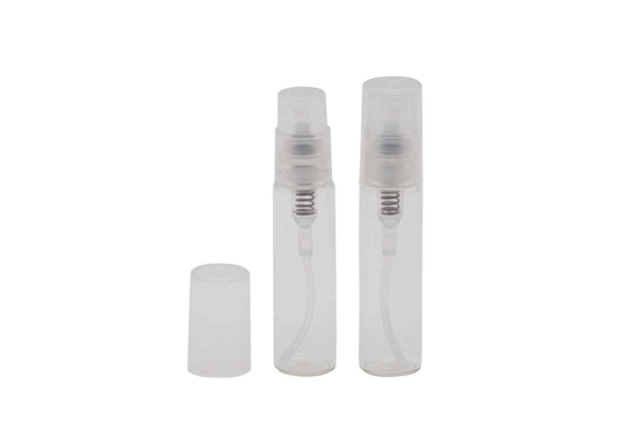 3 ml Pusty Mini Plastikowy Tester Butelek Perfum Z Przezroczystą Pompką Rozpylającą Atomizer