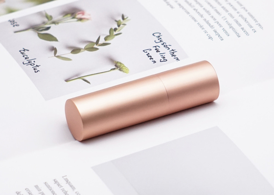 Cylinder Rose Gold 3,5 g tubka do szminki Aluminiowy magnetyczny pojemnik kosmetyczny