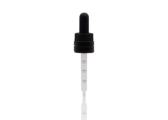 jakość  Professional Tamper Evident Essential Oil Dropper 18/410 Prevent Liquid Leakage fabryka