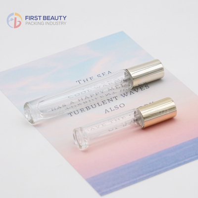Złoty skrut Sprayer próbki butelki perfumy Custom Design