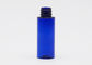 30 ml niebieskich napełnianych plastikowych butelek z rozpylaczem PET z jasnozieloną pompą mgły
