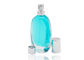 Puste butelki perfum w kształcie kropli 100 ml ze srebrnym aluminiowym kołnierzem pompy perfum i nasadką