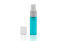 10 ml plastikowych butelek ze sprayem wielokrotnego użytku z błyszczącym srebrnym rozpylaczem perfum 13/415
