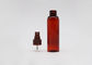 50 ml pustego cylindra plastikowa przezroczysta ciemnoczerwona drobna mgła kosmetyczna butelka z rozpylaczem