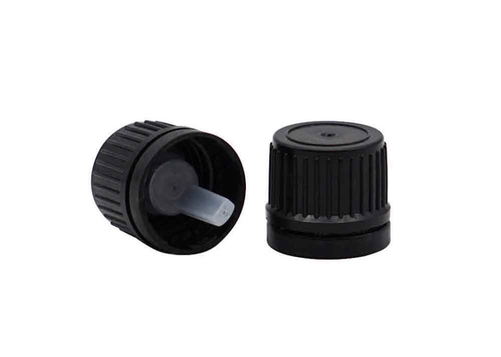 18 mm 20 mm czarny plastikowy, nieprzekraczalny, śrubkowy pokrywka do butelek
