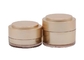Brązowe słoiki do kremów Opakowania kosmetyczne Plastikowy cylinder 30g 50g 100g