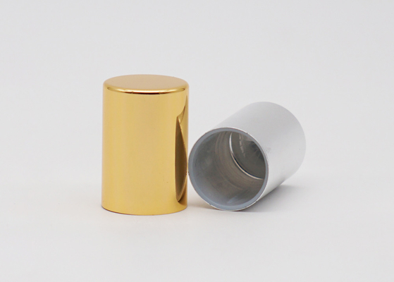 Srebrny kolor plastikowy kapsel na perfumy Aluminiowy cylinder Fea15