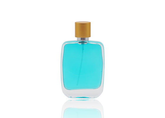 Kwadratowy kosmetyczny flakon perfum 50 ml z pompką perfum FEA15 Snap On